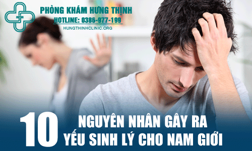 10 nguyên nhân gây ra yếu sinh lý cho nam giới
