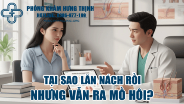 Tại sao lăn nách rồi nhưng vẫn ra mồ hôi?